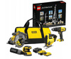 Zestaw czterech elektronarzędzi SFMCK412MDS STANLEY FATMAX V20 + LEGO Paryż