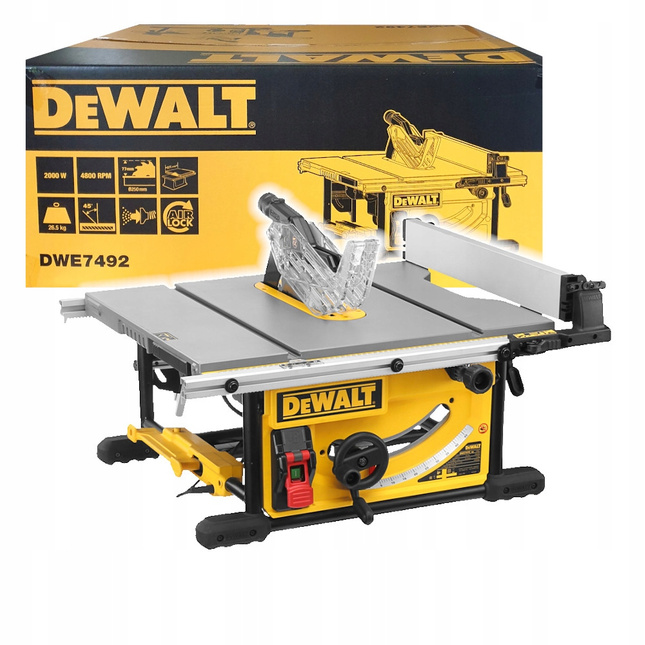 DEWALT DWE7492-QS Pilarka stołowa 250mm
