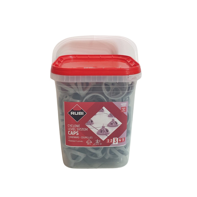 Nakrętki kliny system poziomowania 100szt RUBI CYCLONE LEVEL SYSTEM 35949