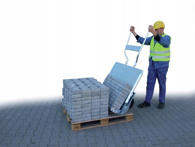 Regulowany Wózek brukarski do Transportu Kostki PROBST VTK-V 55-105cm