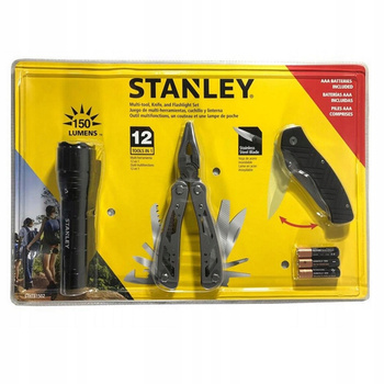 STANLEY Zestaw survival latarka+nóż STHT81502-0