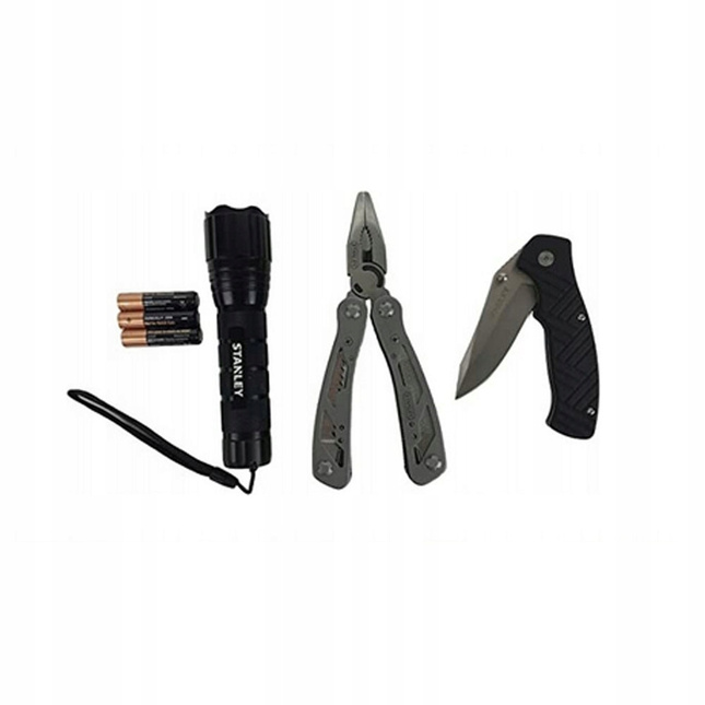 STANLEY Zestaw survival latarka+nóż STHT81502-0