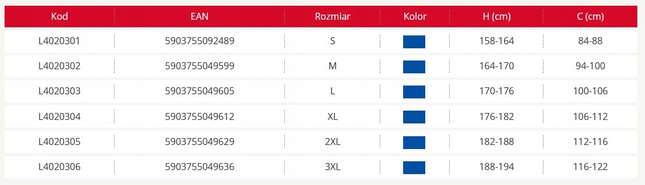 Koszulka T-shirt granat Lahti Pro L4020301, bawełna rozmiar S