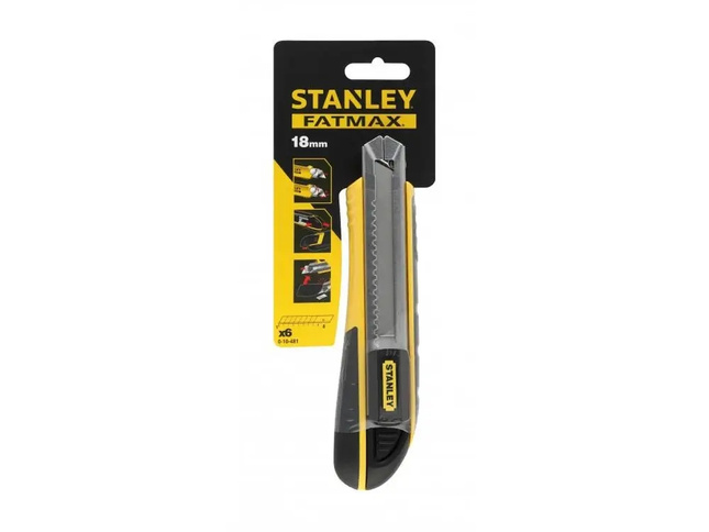 NOŻYK NÓŻ WYSUWANE OSTRZE ŁAMANE STANLEY FATMAX 18 mm 0-10-481