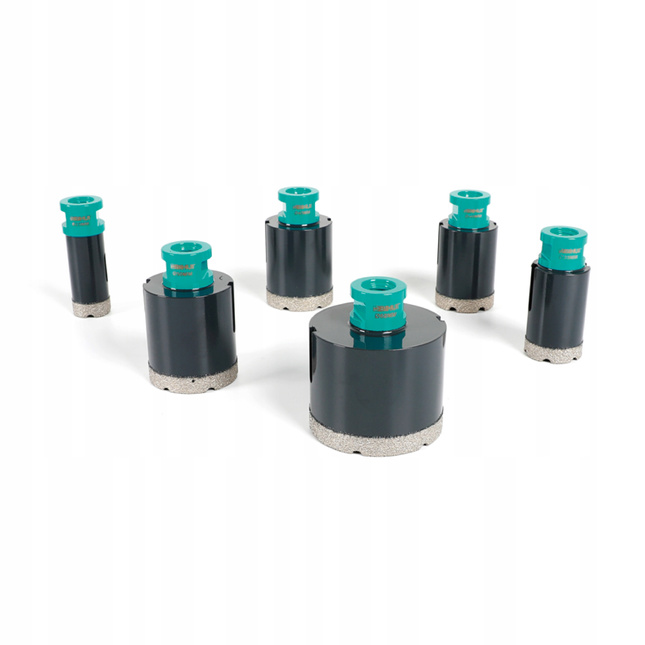 BIHUI WALIZKA ZESTAW OTWORNIC DIAMENTOWYCH 6szt (25-35-40-45-50-68mm)