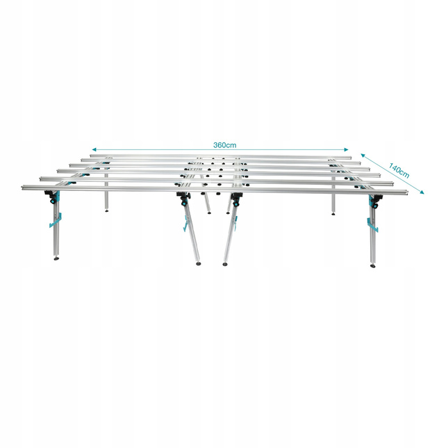 BIHUI STÓŁ ROBOCZY GLAZURNICZY SKŁADANY 1,8 x 1,4m