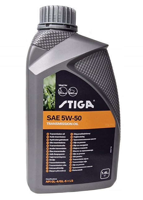 Olej do Przekładni Kosiarki Traktorka Wielosezonowy HST STIGA SAE 5W50 1,4L