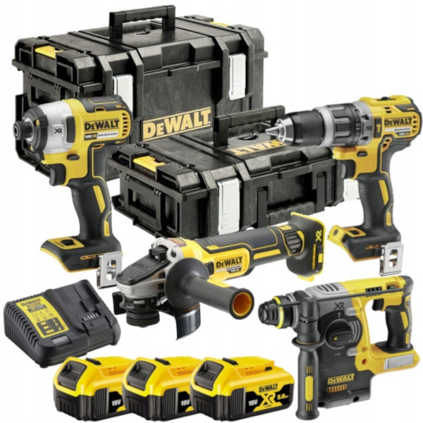 DEWALT DCK422P3-QW zestaw. zakr szlif wkret. 18V X zestaw
