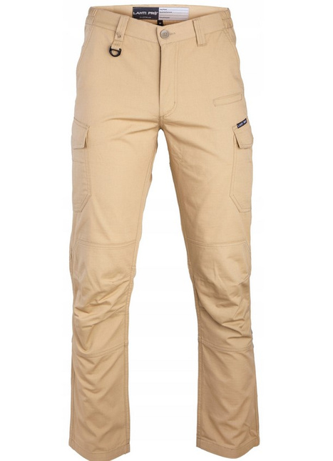 Spodnie robocze bojówki beżowe L4052404 rozm. XL