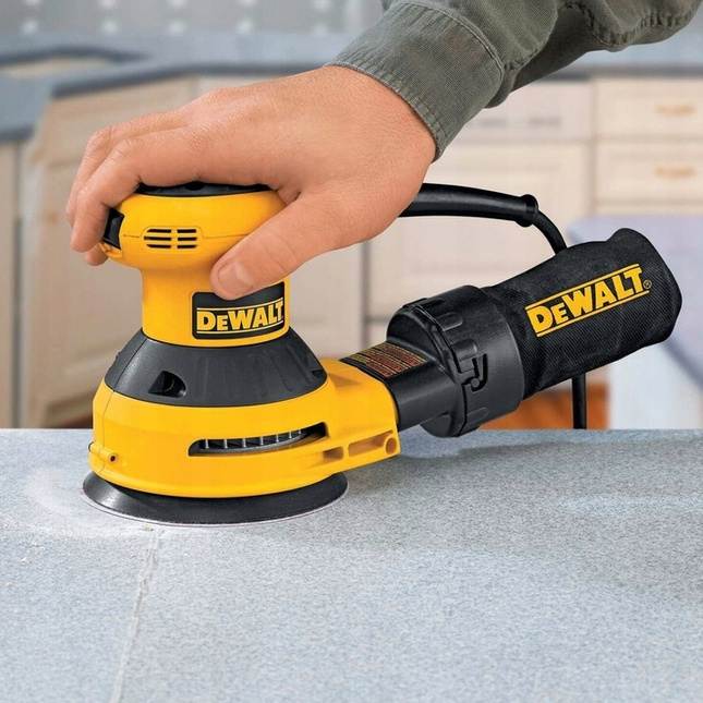 DEWALT Papier ścierny arkusze do szlifowania rzep krążki 125mm P240 10 szt