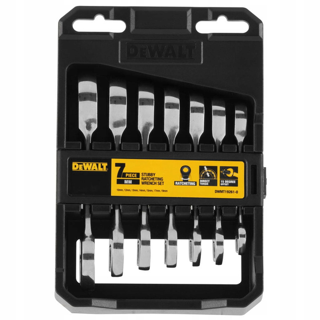 DEWALT DWMT19261-0 7EL. ZESTAW KLUCZY GRZECHOTKOW