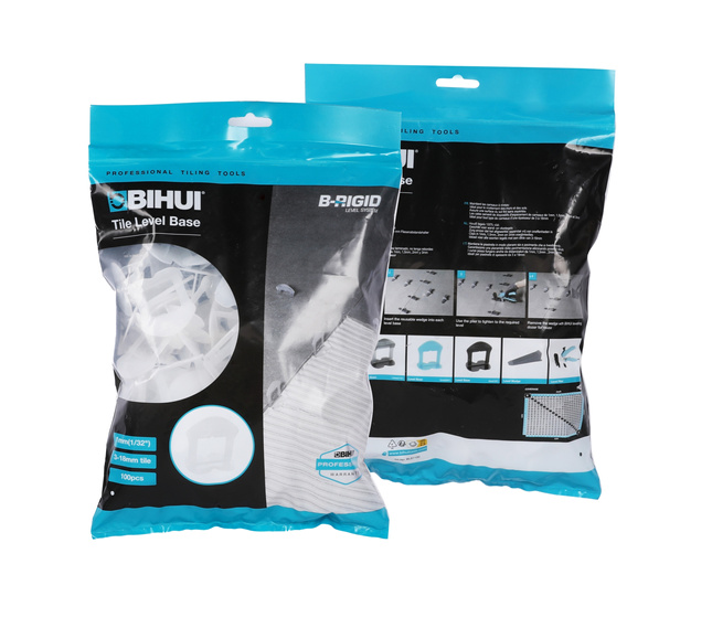 BIHUI KLIPSY 3mm, DO WYSOKOŚCI 3-18mm (100 szt) CZARNE