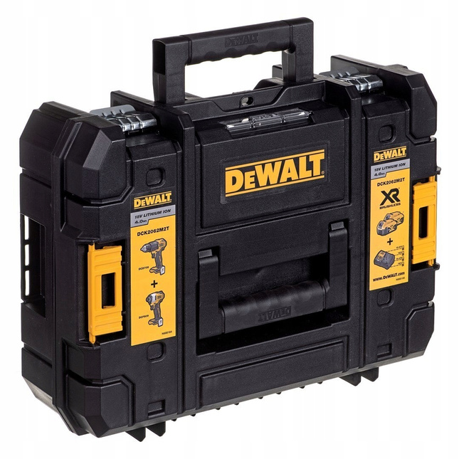 Zestaw elektronarzędzi DEWALT wiertarko-wkrętarka zakrętarka udar 2x 4 Ah