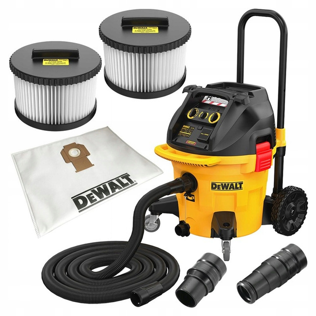 DEWALT DWV905H-QS ODKURZACZ PRZEMYSŁOWY 38L KL.H