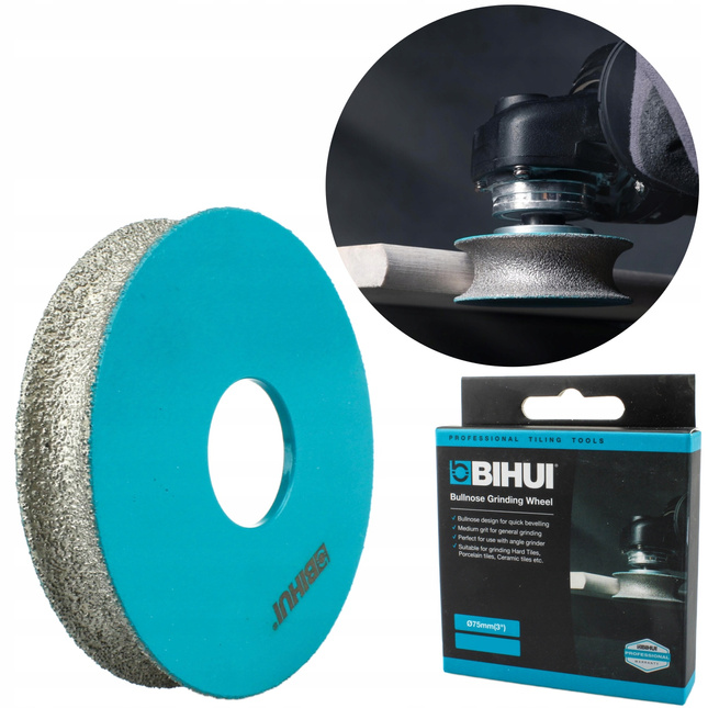 BIHUI TARCZA DO OBRABIANIA KRAWĘDZI PŁYTEK DO 15mm WKLĘSŁA