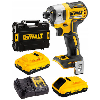DEWALT zakrętarka udarow1/4 18V 2x2AH DCF887P2-QW