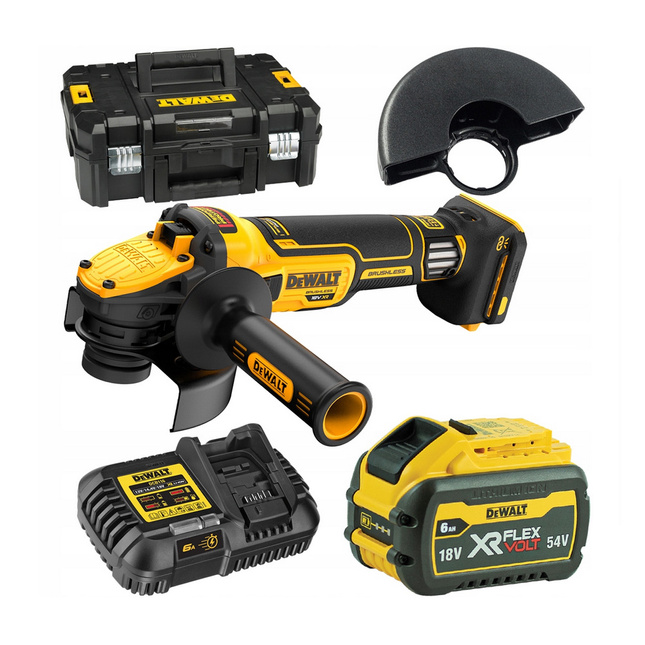DEWALT DCG409VST1-QW szlif. kąt. 125mm z reg.1x6Ah