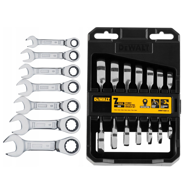 DEWALT DWMT19261-0 7EL. ZESTAW KLUCZY GRZECHOTKOW