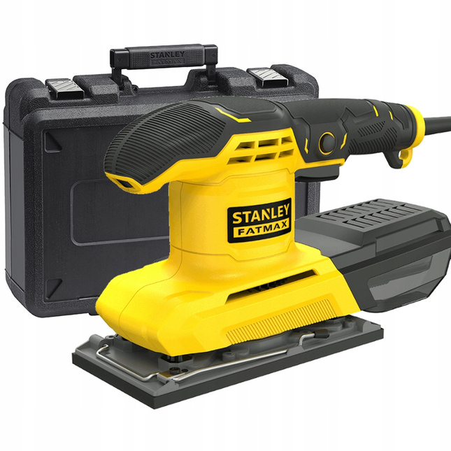 ZESTAW Szlifierka oscylacyjna 280W STANLEY FMEW214K-QS+ kufer