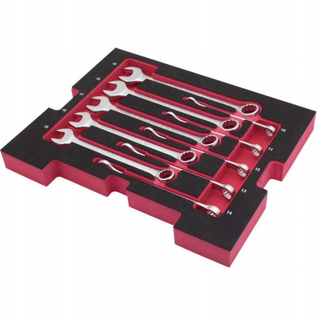 Zestaw 10 sztuk kluczy płasko oczkowych STANLEY FMHT0-74298