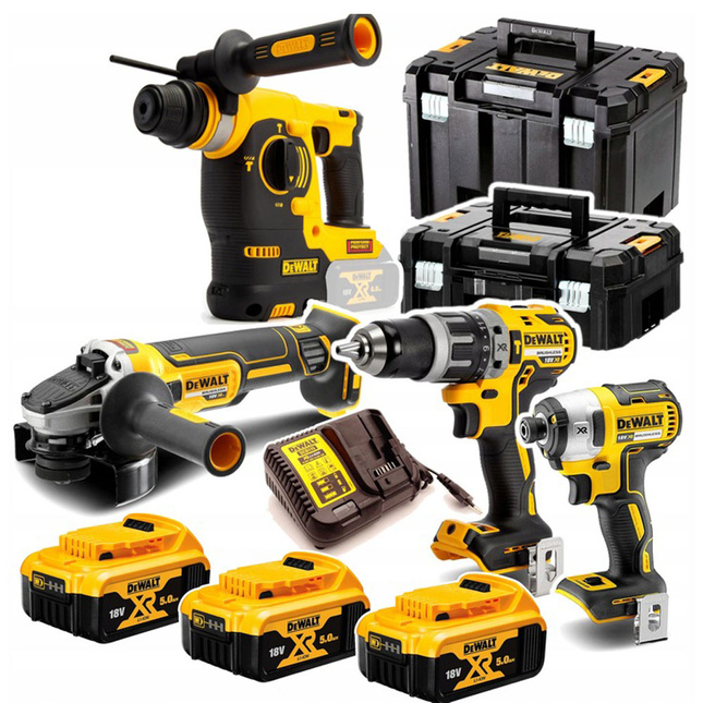 DEWALT DCK422P3-QW zestaw. zakr szlif wkret. 18V X zestaw