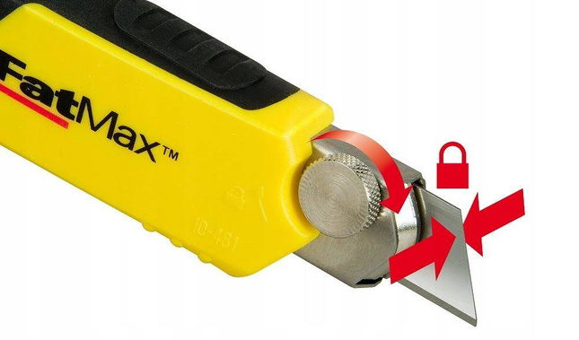 NOŻYK NÓŻ WYSUWANE OSTRZE ŁAMANE STANLEY FATMAX 18 mm 0-10-481