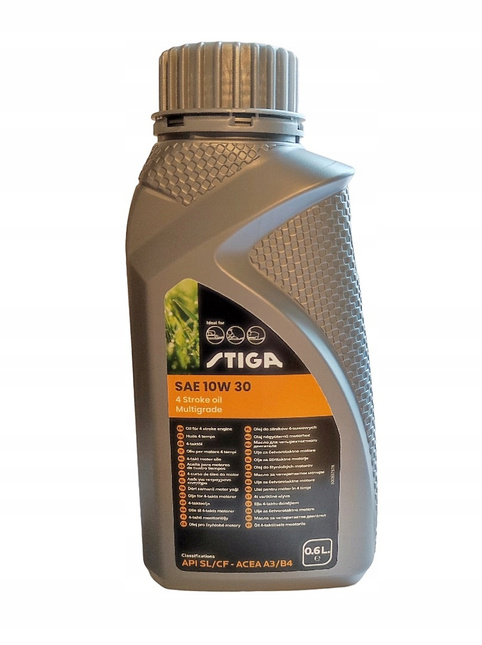 Olej silnikowy wielosezonowy STIGA SAE 10W30 0,6L traktorki maszyny