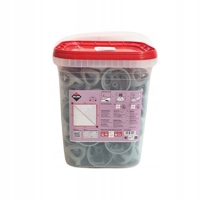 Nakrętki kliny system poziomowania 100szt RUBI CYCLONE LEVEL SYSTEM 35949