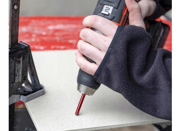 Wiertło diamentowe 12 mm Drygres 4DRILL RUBI Otwornica na sucho 05927