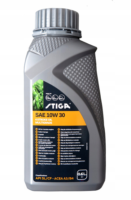 Olej silnikowy wielosezonowy STIGA SAE 10W30 0,6L traktorki maszyny