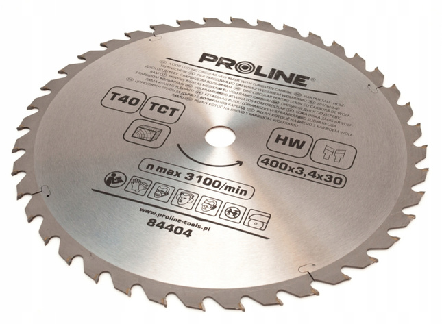 Piła tarczowa do drewna 400*60T*30mm PROLINE