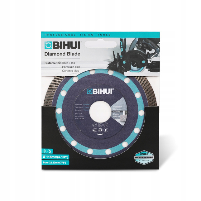 BIHUI TARCZA DIAMENTOWA SUPER THIN DO PŁYTEK 115mm