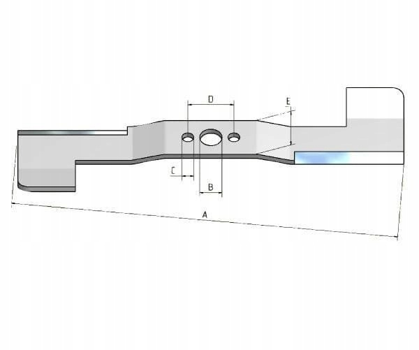 Nóż do kosiarki elektrycznej Stiga Alpina Castelgarden Collector 40E