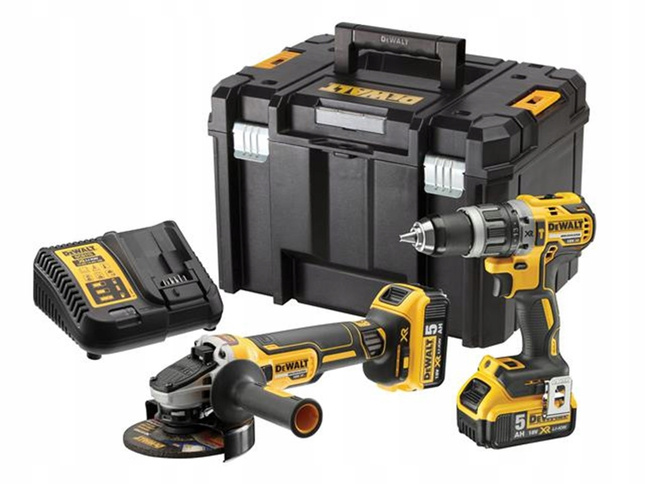 DEWALT DCK2080P2T-QW Zest. wkręt. DCD796 szlif. DCG405 HDD TSTAK