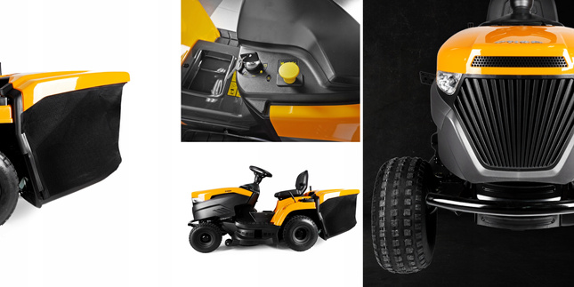 Traktor spalinowy ogrodowy STIGA ESTATE 384 ST450 432CC 6,8kW 84cm z koszem