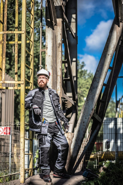 Koszulka T-shirt jasny szara Lahti Pro L4020204, bawełna rozmiar XL