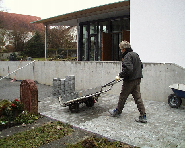 Regulowany Wózek brukarski do Transportu Kostki PROBST VTK-V 55-105cm