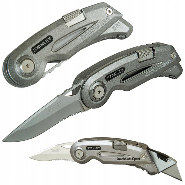 NÓŻ sportowy 12 cm składany QUICKSLIDE SPORT UTILITY 0-10-813 STANLEY