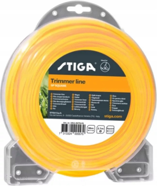 Żyłka tnąca do kosy Stiga 2.7mm 55m kwadratowa 1911-9276-01