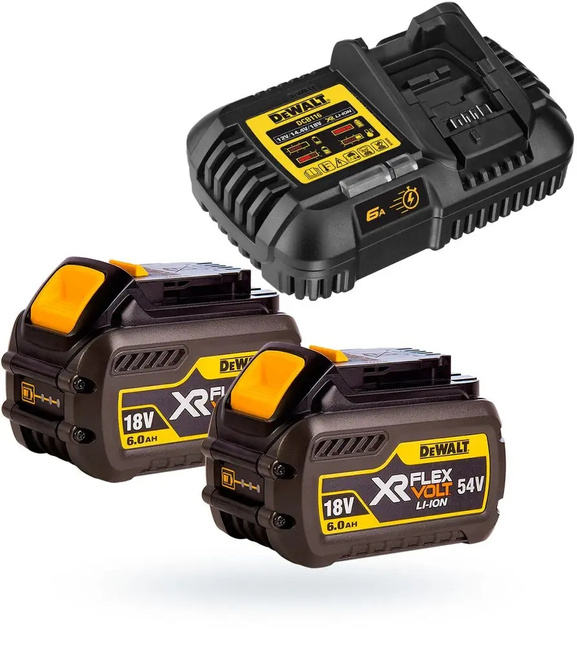 Akumulatorowa Szlifierka kątowa ZESTAW DeWalt 125mm 2300W 2x5Ah DCG418T2