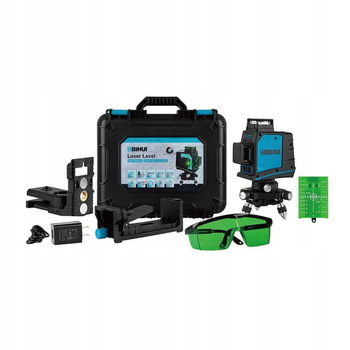 BIHUI POZIOMICA LASEROWA 360° - 12 ZIELONYCH WIĄZEK