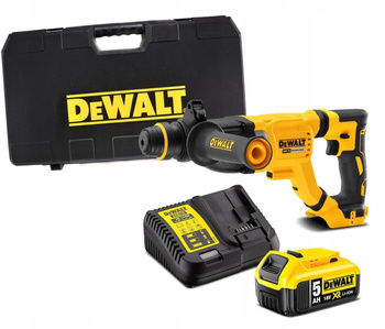 Zestaw Młotowiertarka 3 funkcyjna DEWALT SDS+ 3J 18V 1x 5.0Ah DCH263P1-QW
