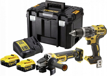 DEWALT DCK2080P2T-QW Zest. wkręt. DCD796 szlif. DCG405 HDD TSTAK