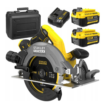 STANLEY 18V pilarka tarczowa 2x4Ah SFMCS550M2K-QW