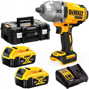 Klucz udarowy DeWalt DCF900P2T-QW 1/2", 2x5,0Ah + gratis
