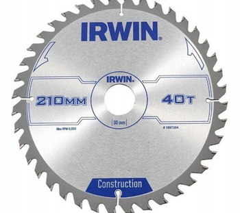 Tarcza tnąca do drewna IRWIN 1897204 210mm x 40T