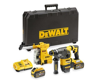 Zestaw Młotowiertarka z modułem odsys. DEWALT 54V SDS+ 3,5j 2x9Ah DCH335X2