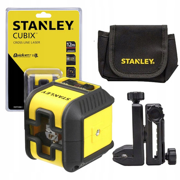 STANLEY Laser krzyżowy CUBIX czerwony 12m