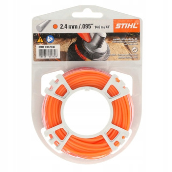 Żyłka tnąca Stihl 2,4 mm x 14 m pomarańczowa