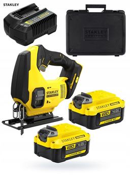 Wyrzynarka Stanley SFMCS600M2K-QW aku 2x4Ah, ładowarka, kufer